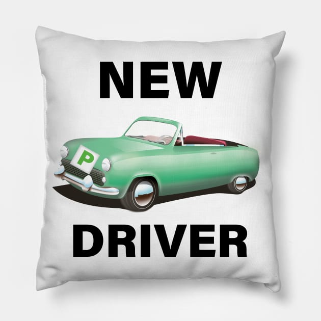 New Driver Pillow by nickemporium1