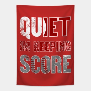 Quiet Im Keeping Score Tapestry