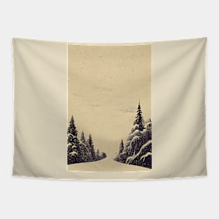 Snow Forest Tapestry