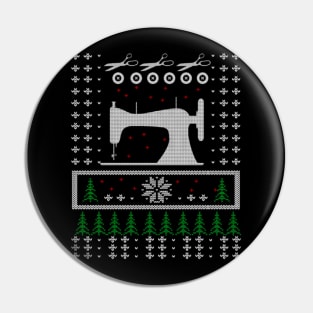 Sewing Ugly Christmas Sweater Gift Pin