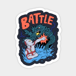 Godzilla VS Ultraman Battle Magnet