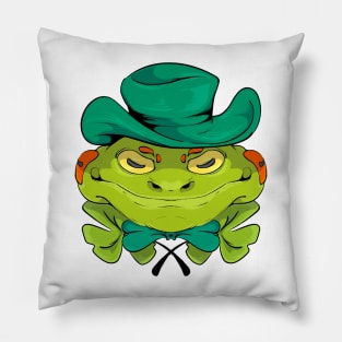 st patrick frog Pillow