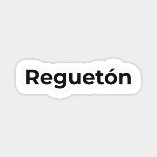 Reguetón minimalist design Magnet