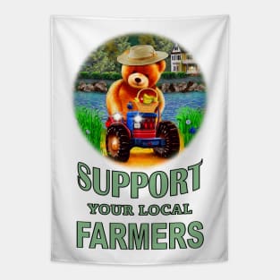 Support Your Local Farmers Tapestry