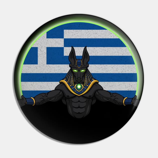 Anubis Greece Pin by RampArt