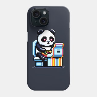 Retro Pixel Panda - Classic Arcade Gaming Design Phone Case