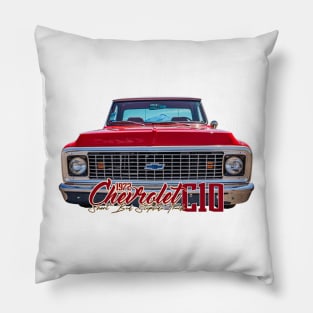 1972 Chevrolet C10 Short Bed Stepside Truck Pillow