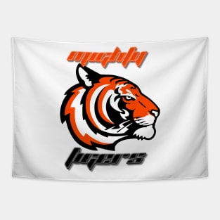 Tiger head- Mighty Tigers Tapestry