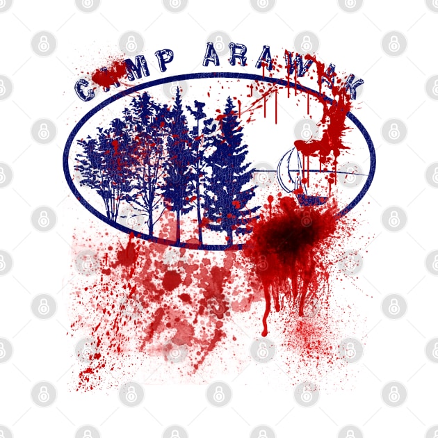 Angela's Camp Arawak Tee - Sleepaway Camp by darklordpug