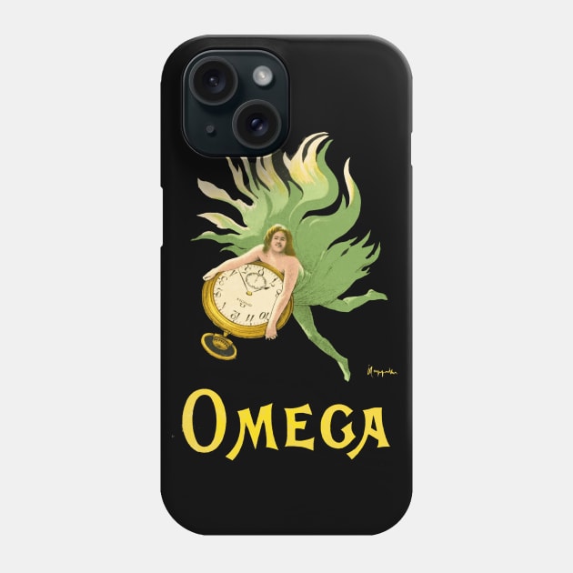 Omega Watches - Vintage Advertising Poster Design Phone Case by Naves