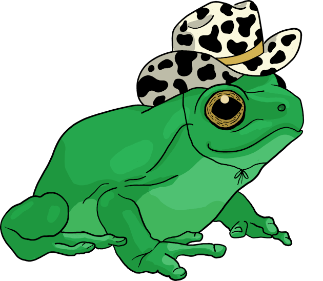 Frog Sheriff of the Cottagecore: A Western Adventure for Toad Lovers Kids T-Shirt by Ministry Of Frogs