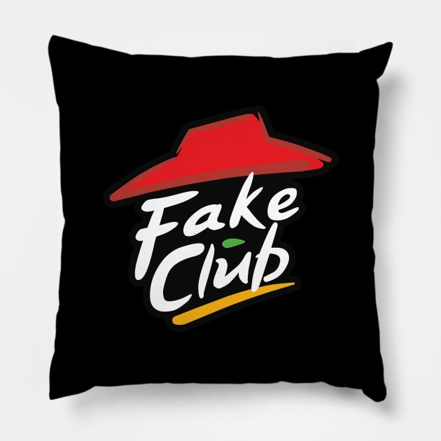 Pizza Hut Parody Funny Logo Pillow by Merchsides