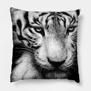 White Tiger Pillow