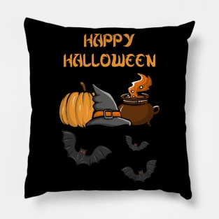 Happy Halloween Design Pillow