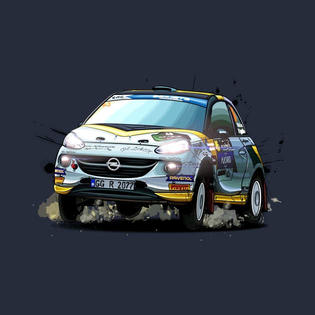 Opel Adam R2 by Mario Ramos Rally Art