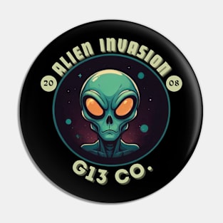 Alien Invasion Pin