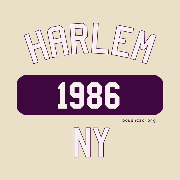 Harlem NY 1986 (Purple/White) by The Bowen Center