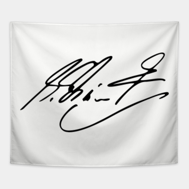 Michael Schumacher S Signature Michael Schumacher Tapestry Teepublic