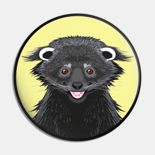 Binturong Circle Pin