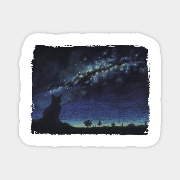 Night Watcher Magnet by GrayArea