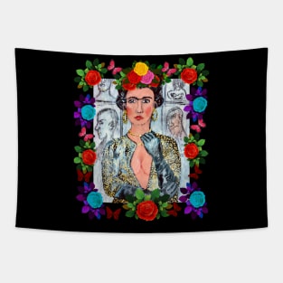 Frida in handmade original Tapestry