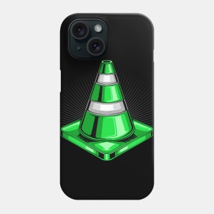 Green Traffic Cone Phone Case