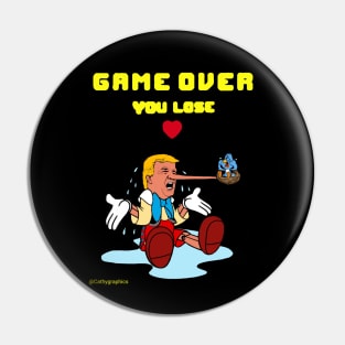 Game over Pin