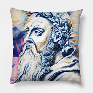 Heraclitus Portrait | Heraclitus Artwork 11 Pillow