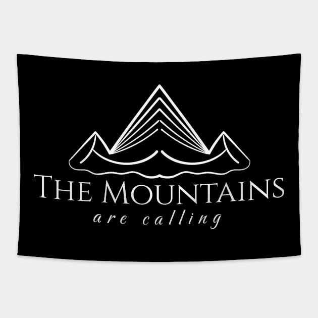 The Mountains Are Calling Tapestry by Aisiiyan