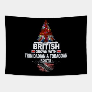 British Grown With Trinidadian And Tobagoan Roots - Gift for Trinidadian And Tobagoan With Roots From Trinidad And Tobago Tapestry