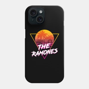 The Ramones - Proud Name Retro 80s Sunset Aesthetic Design Phone Case