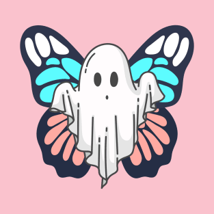 cute ghost butterfly T-Shirt