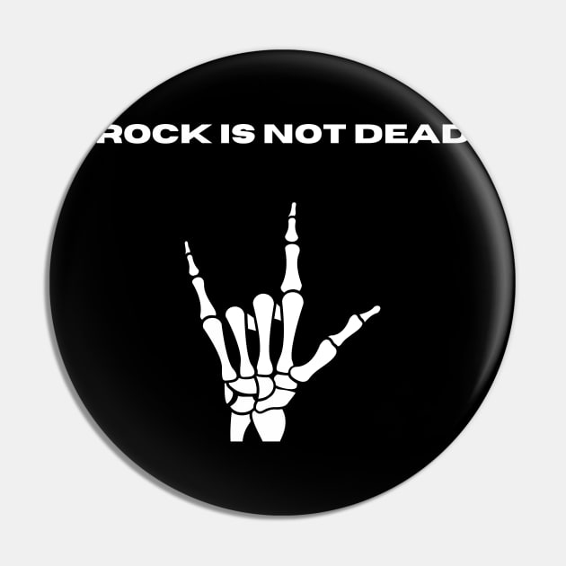 Rock is not dead Pin by Trendytrendshop