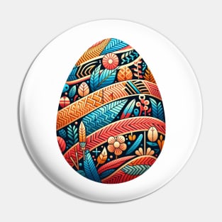 Easter festival egg Pin