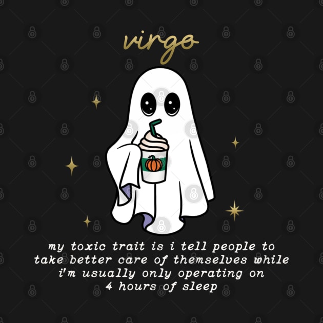 Virgo halloween ghost psl quote by moonstruck crystals