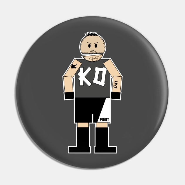 KO Guy Pin by hbndesigns