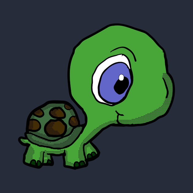 Cute Cartoon Turtle by Eric03091978