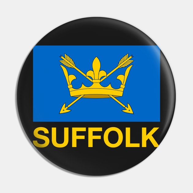 Suffolk County Flag Pin by CityNoir