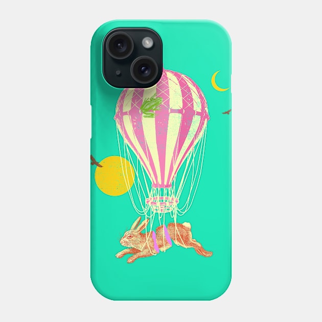 RABBIT BALLON (alt) Phone Case by Showdeer