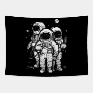 Journey to the moon, Sci Fi Tapestry