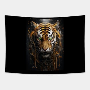 Cosmic Tiger Tapestry