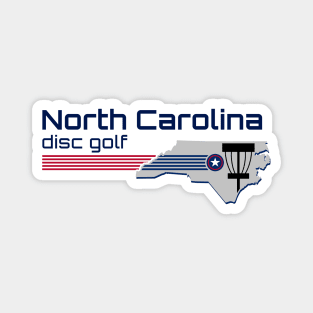 North Carolina Disc Golf - Lines Dark Magnet
