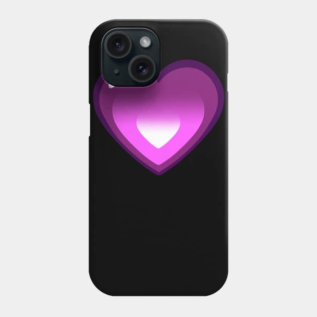 Lewis Heart Purple Phone Case by SigmaEnigma