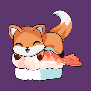 Fox Shrimp Sushi T-Shirt