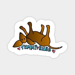 Tummy Rubs Magnet