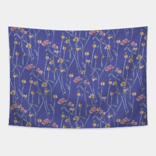 Nature Flower Seamless Pattern Tapestry