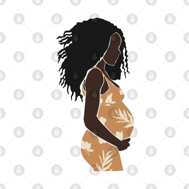 Abstract pregnant vector Women artistic Illustration by NJORDUR