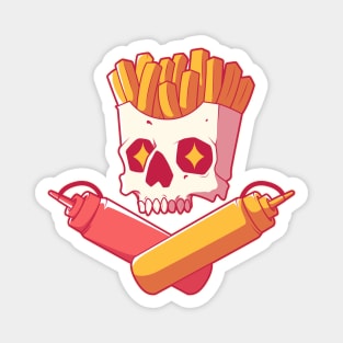 Condiments Skull! Magnet