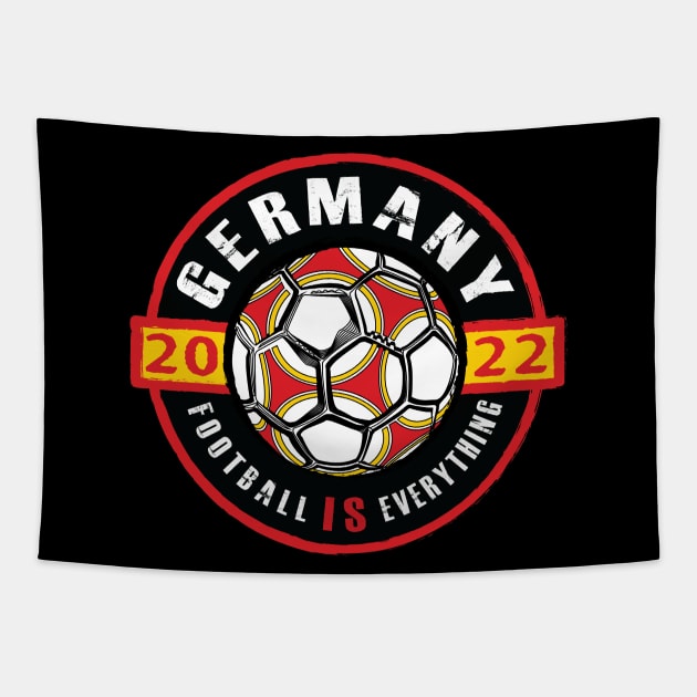 Football Is Everything - Germany 2022 Vintage Tapestry by FOOTBALL IS EVERYTHING