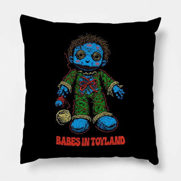 Babes In Toyland  … Original Fan Artwork Pillow by unknown_pleasures